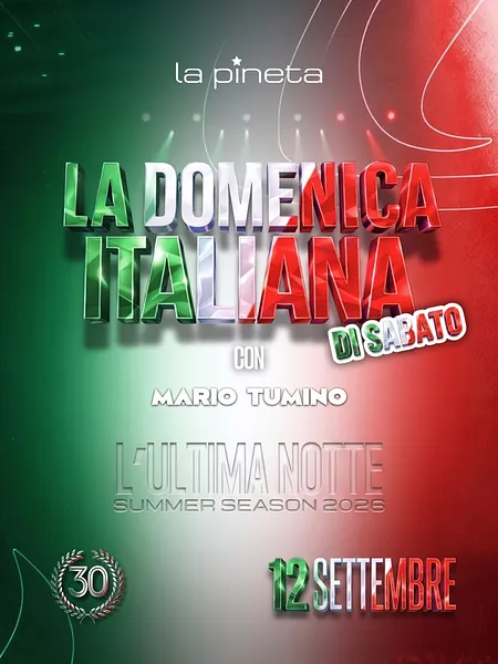 Domenica Italiana di Sabato alla Discoteca La Pineta