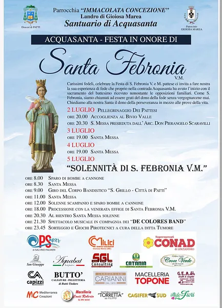 Festa in onore di Santa Febronia