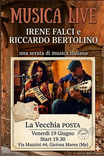 Irene Falci e Riccardo Bertolino Live alla Vecchia Posta