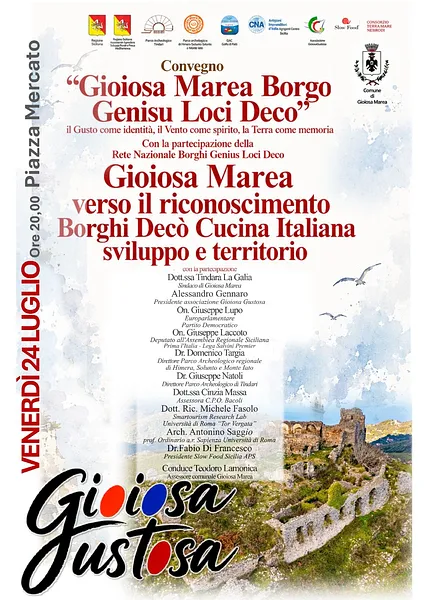 Convegno Gioiosa Marea Borgo Genisu Loci Deco
